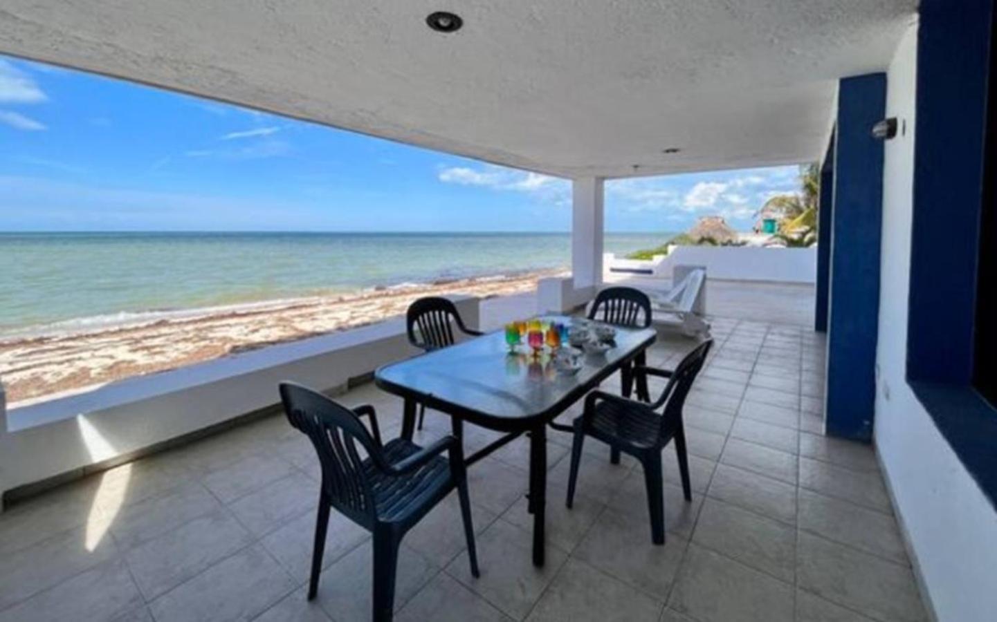 Don Lalo, Family Villa With Sandy Beach At Your Feet. Progreso  Kültér fotó